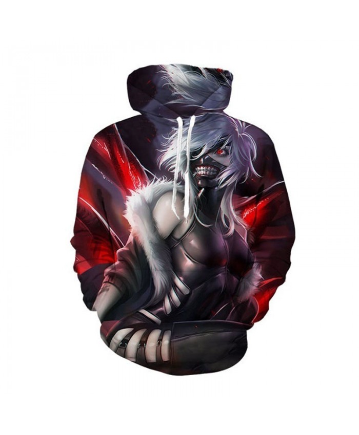 Tokyo Ghoul Hoodies Anime 3D Hooded Sweatshirts Newest Kids Teens Fashion Cosplay Hoodies Outerwear Spring Cool Coat F