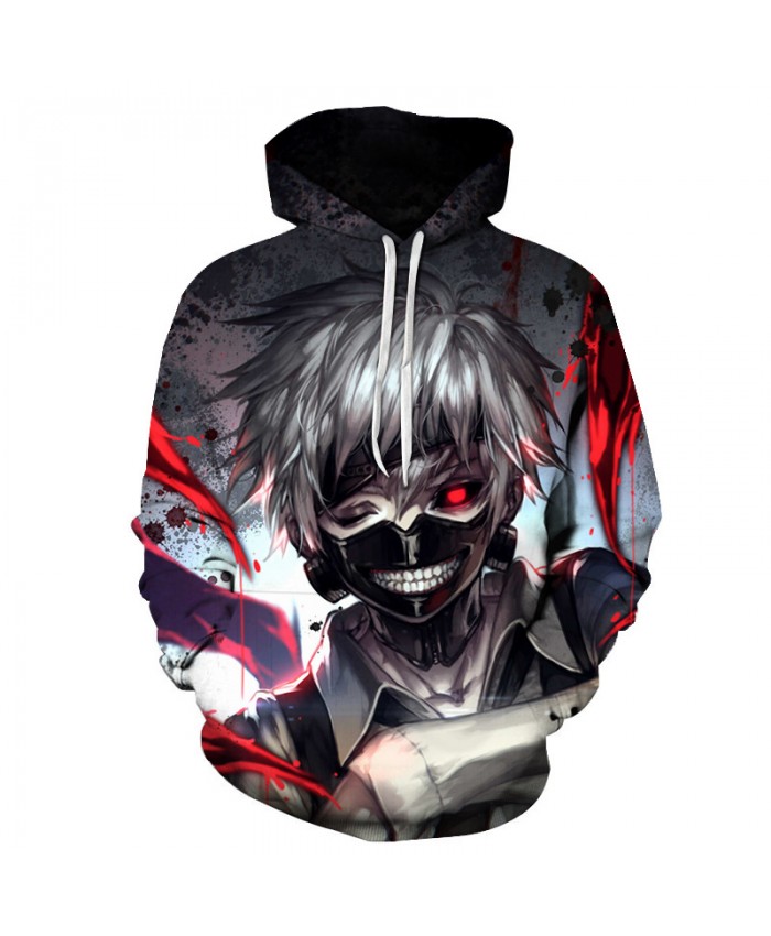 Tokyo Ghoul Men Women Hoodies Sweatshirts 3D Printed Funny Hip Hop Hoodies Novelty Streetwear Hooded Autumn Jackets Tracksuits