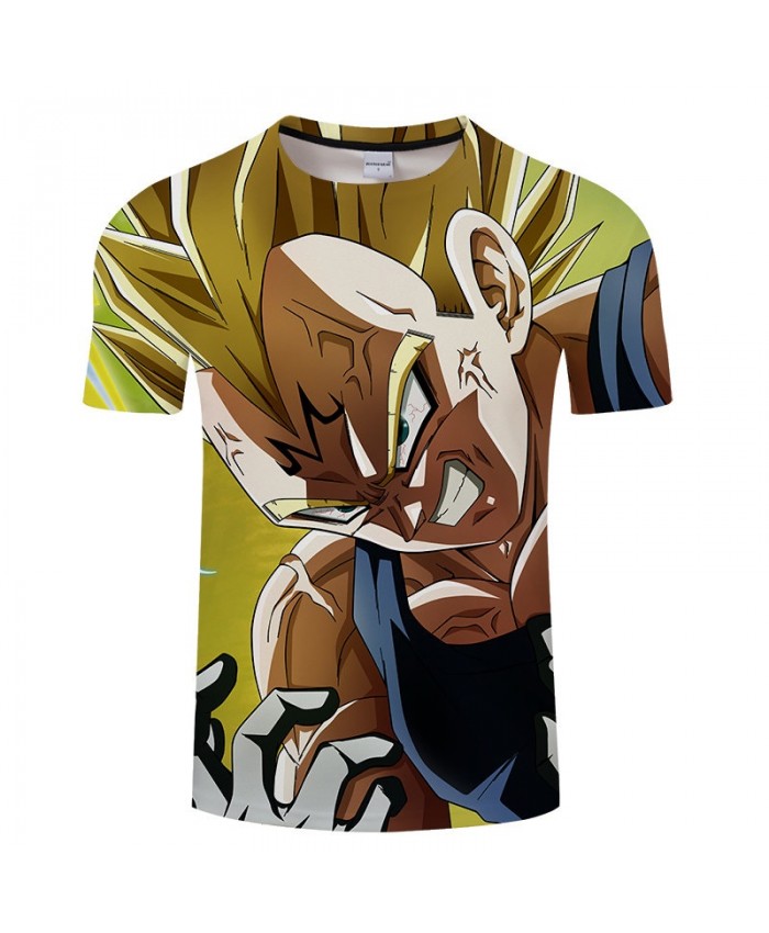 Tooth Decay Cartoon Goku Dragon Ball 3D Print Men tshirt Anime Casual Short Sleeve Male Quick Dry O-neck Drop Ship