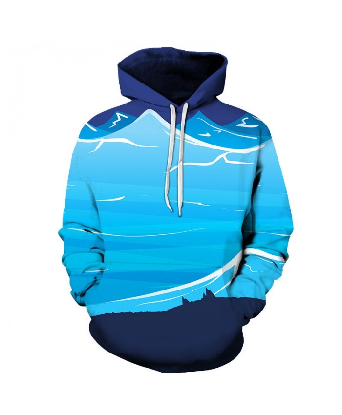 Turquoise Sea Rick And Morty 3D Print Men Pullover Sweatshirt Mens Custom Pullover Hoodie Streetwear Sweatshirt