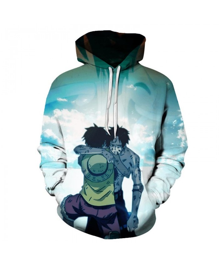 Two People Hugging One Piece 3D Hoodies Mens Pullover Sweatshirt Fashion Men Hoodies Pullover Casual Hoodie Men