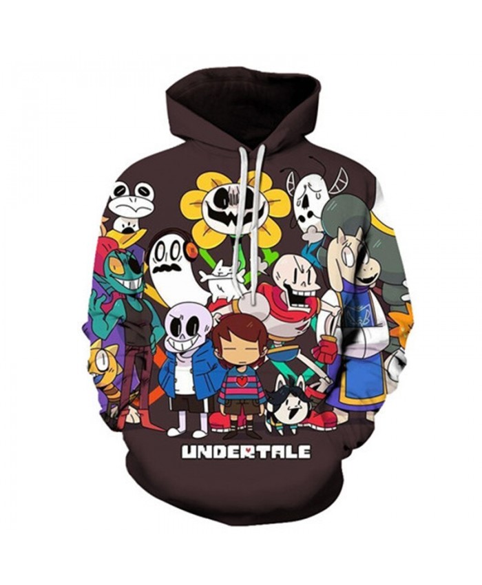 Undertale 3D Printed Mens 2021 New Pullover Sweatshirt Fashion Men Hoodies for Men Custom Pullover Hoodie Streetwear