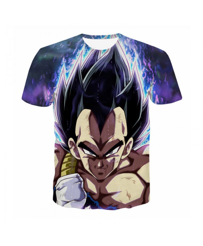 Unisex Men Women Dragon Ball T Shirt 3D Vegeta Kids Goku Print Hot Anime Tee Shirt Cartoon Casual Summer Tops Tees Teen Tshirt D