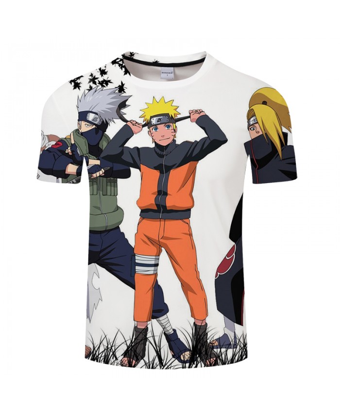 Uzumaki Naruto Cartoon 3D Print T shirt Men Women Summer Casual Tops&Tee Tshirts Short Sleeve O-neck Drop Ship