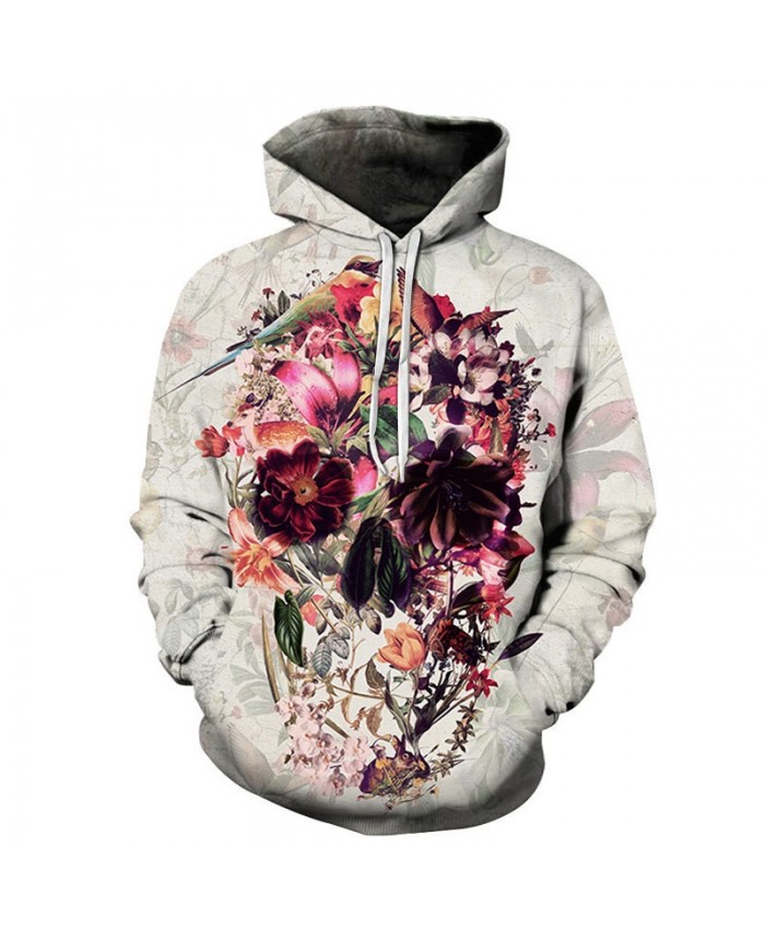 Variety Of Flowers By ALI Artist Unisex Hoodie 3D Print Sweatshirts Pullover Harajuku Mens Hoody Casual Autumn Male Streetwear