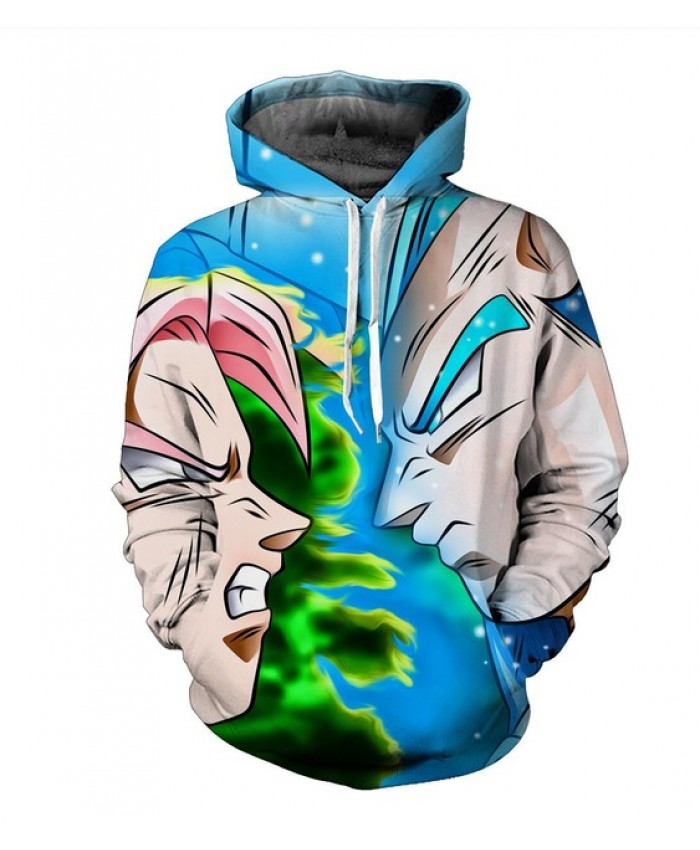Vegetto Dragon Ball Z Hoodies 3d Pullovers Sportswear Hooded Sweatshirts Mens Sleeve Son Goku Hoode Dragon Ball Z S-6XL A
