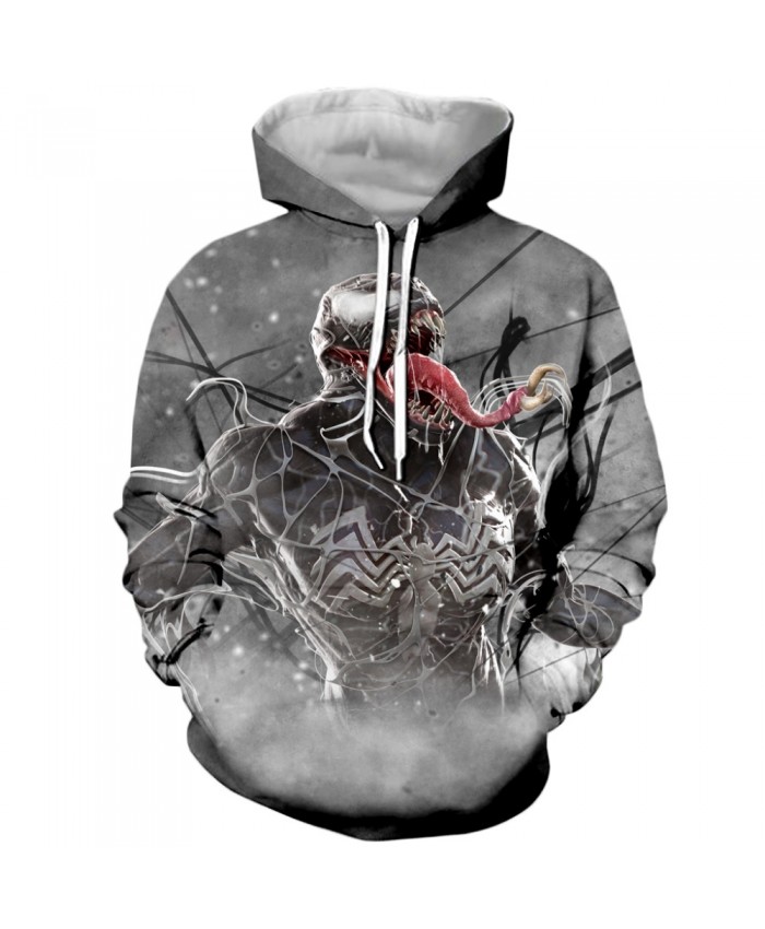 Venom Hoodies Men Women Sweatshirts 3D Printed Hoodie Hip Hop Pullover Hooded Casual Streetwear Tops B