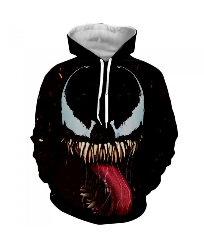 Venom Hoodies Men Women Sweatshirts 3D Printed Hoodie Hip Hop Pullover Hooded Casual Streetwear Tops C
