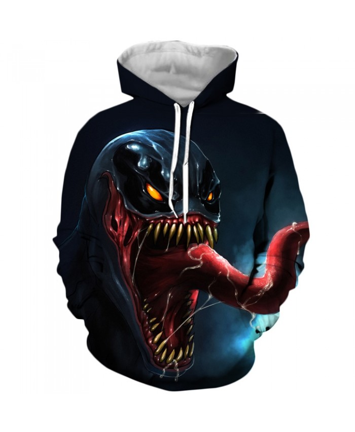 Venom Hoodies Men Women Sweatshirts 3D Printed Hoodie Hip Hop Pullover Hooded Casual Streetwear Tops G