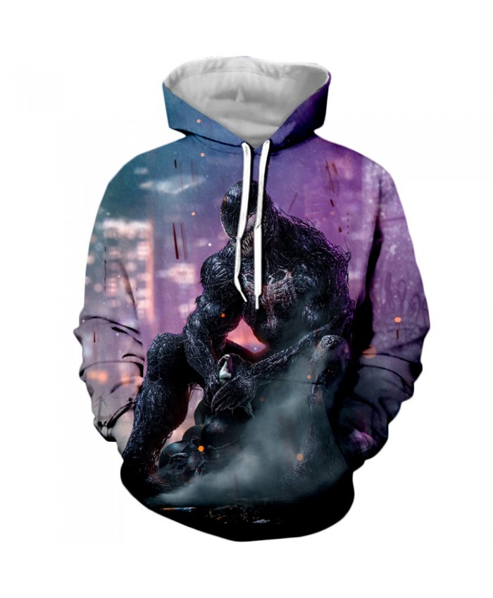 Venom Hoodies Men Women Sweatshirts 3D Printed Hoodie Hip Hop Pullover Hooded Casual Streetwear Tops H