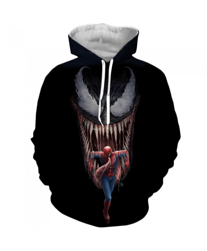 Venom Hoodies Men Women Sweatshirts 3D Printed Hoodie Hip Hop Pullover Hooded Casual Streetwear Tops I