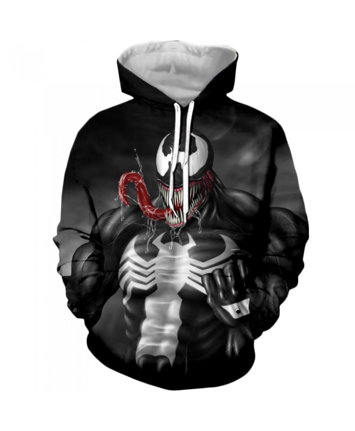 Venom Hoodies Men Women Sweatshirts 3D Printed Hoodie Hip Hop Pullover Hooded Casual Streetwear Tops J