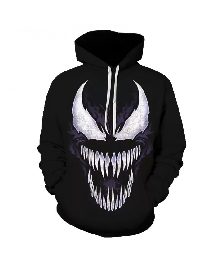 Venom Hoodies Women Men 3D Sweatshirts Marvel movie Pullover Tracksuit Fashion Hooded Streetwear Autumn Casual print Hoodie