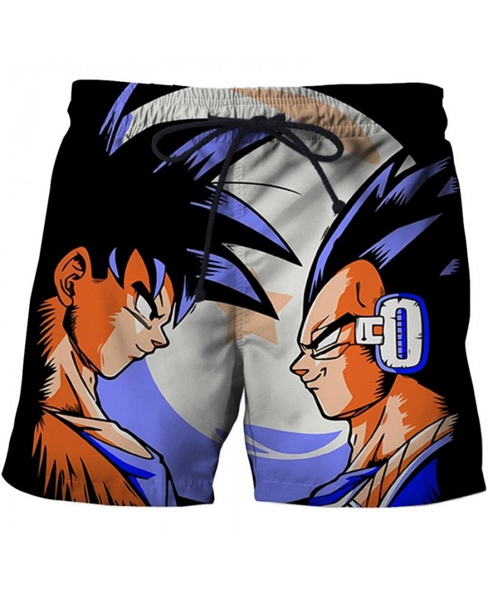 Watching Dragon Ball Men Anime 3D Printed Beach Shorts Casual Watersport Male Quick Drying Breathable Board Shorts