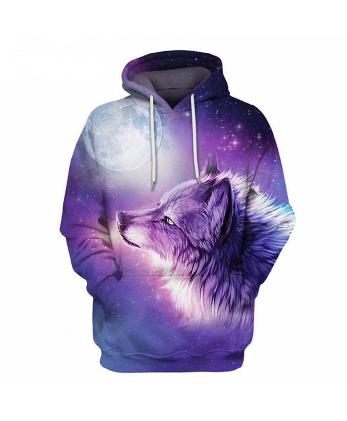 Wolf 3D Prints Sweatshirts Men Hoody Men Hoodie Funny Hoodies Loose Tracksuit Autumn Winter Hooded Coat Drop Ship Eu size