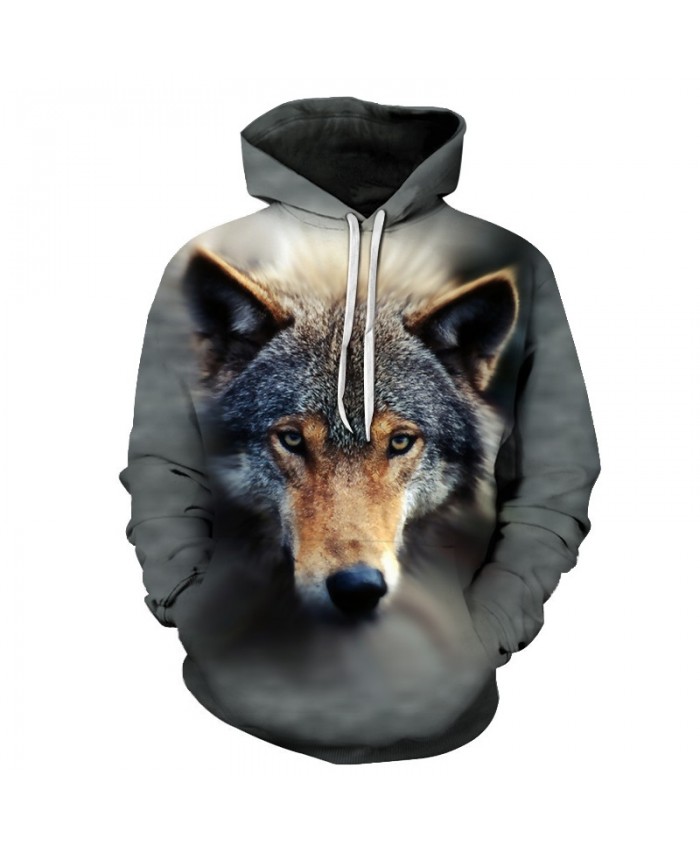 Wolf Dog Sweatshirts Men Hoodies Animal Tracksuits 3D Prints Pullover Streetwear Coat Harajuku Hoody 6xl Drop Ship