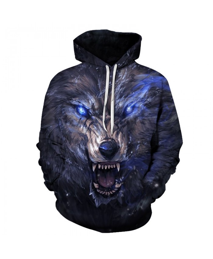 Wolf Hoodies 3D Men Hoodie Sweatshirts Unisex Hoodie Fashion Tracksuits Autumn Winter Pullover Brand Streetwear Animal Prints