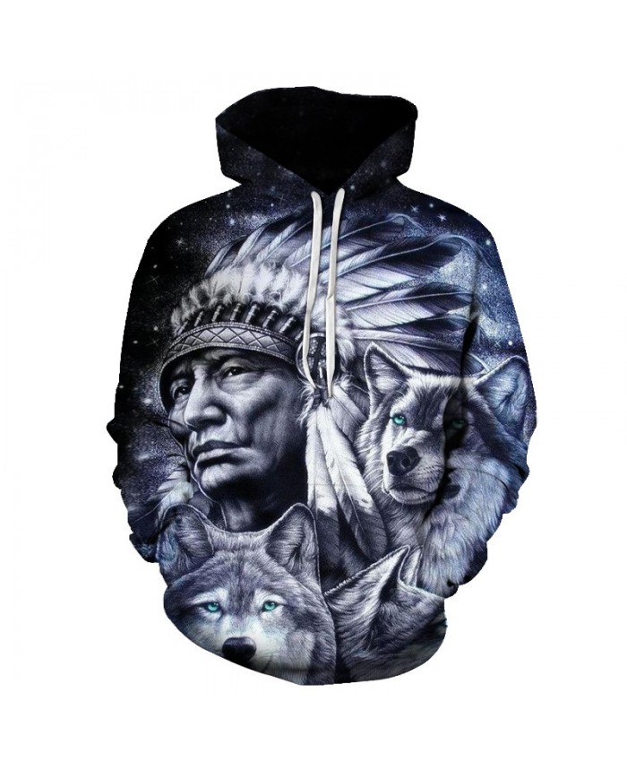 Wolf Hoodies Men Women Spring Autumn Sportswear Tracksuit All Over Printed Pullover Hoody Tops 3D Hoodie Sweatshirt