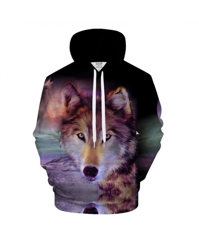 Wolf Hoody 3D Hoodies Men Women Hoodie Animal Sweatshirt Streetwear Tracksuit Pullover Coat Harajuku Coat Drop Ship