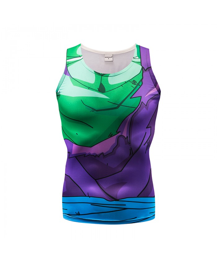 Women Tank Tops Men Vest Female Dragon Ball singlet Anime Tops&Tees Fitness Tight Sleeveless Summer Hit Color 2021