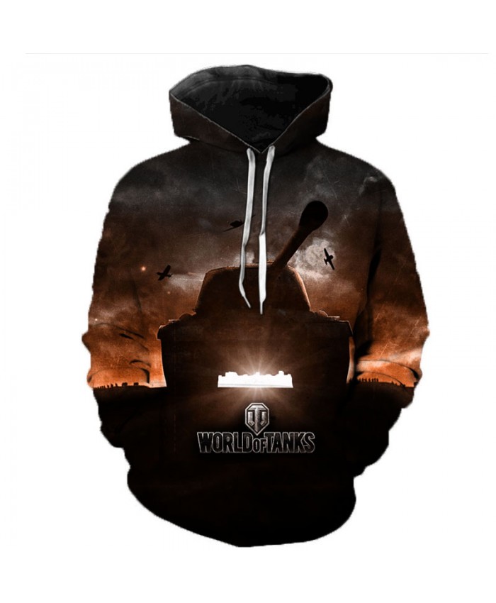 World of Tanks 3D Printed Hooded Sweatshirts Men Popular Games Casual Tops Pullover Women Hip Hop Streetwear Oversized Hoodies A