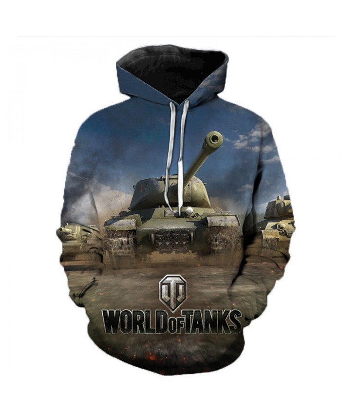 World of Tanks 3D Printed Hooded Sweatshirts Men Popular Games Casual Tops Pullover Women Hip Hop Streetwear Oversized Hoodies C