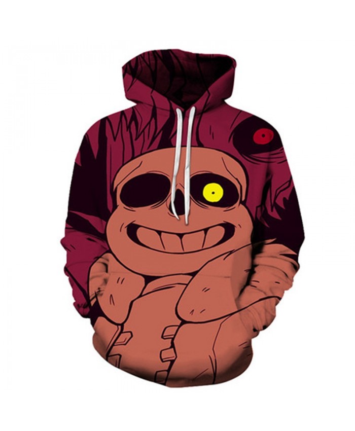 Yellow Eyeball undertale 3D Print Mens Pullover Sweatshirt Fashion Casual Men Anime Hoodies Custom Pullover Hoodie